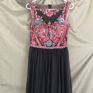 Multi color prom dress